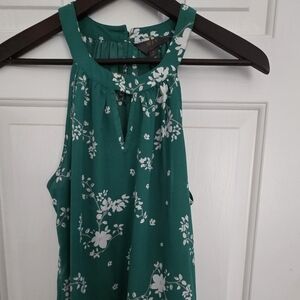 Mix Green Floral Tank Top